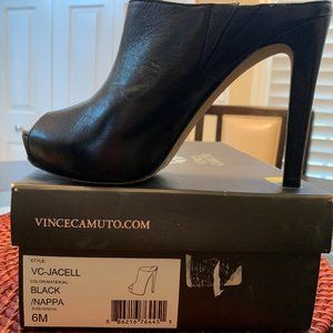 Vince Camuto Black Leather Mule (Shoes) Size 6